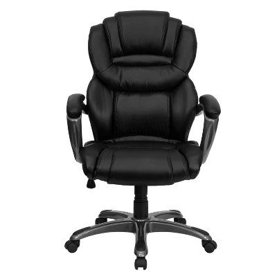 Emma And Oliver High Back Executive Swivel Ergonomic Office Chair With Accent Layered Seat/Back - Image 8
