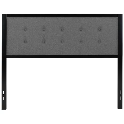 Emma And Oliver Upholstered Metal Panel Tufted Headboard - Modern Headboard - Image 7