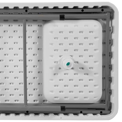 Emma And Oliver 4-Foot Portable Fish Cleaning Table / Outdoor Camping Table And Sink - Image 6