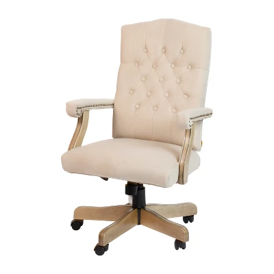 Emma And Oliver Martha Washington Executive Swivel Office Chair With Arms - Image 14