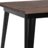 Emma And Oliver 31.5" Square Wood/Metal Indoor Bar Height Table