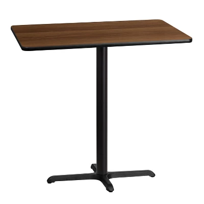 Emma And Oliver 30"x42" Rectangular Laminate Bar Table With 23.5"x29.5" Base - Image 2