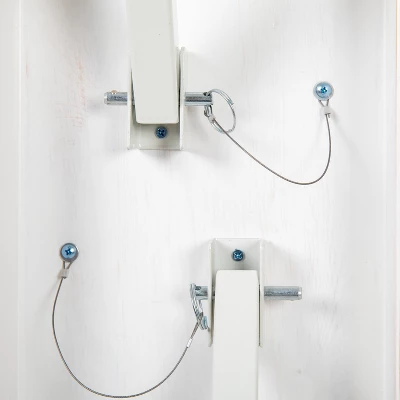 Emma And Oliver 8' X 12" Antique Rustic Solid Pine Folding Farm Bench - Portable Bench - Image 7