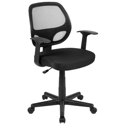 Emma And Oliver Mid-Back Mesh Swivel Ergonomic Task Office Chair - Arms - Image 13