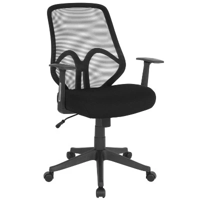 Emma And Oliver High Back Flexible Mesh Office Chair With Arms - Image 7