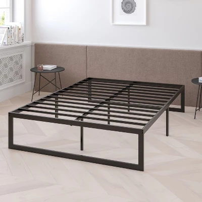 Emma And Oliver 14" Full Platform Bed Frame & 12" Mattress In A Box - No Box Spring Required - Image 4