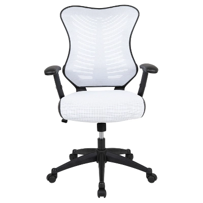 Emma And Oliver High Back Designer Mesh Executive Ergonomic Office Chair W/ Adjustable Arms - Image 2