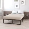 Emma And Oliver 14" Platform Bed Frame & 10" Mattress In A Box - No Box Spring Required