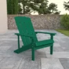 Emma And Oliver All-Weather Adirondack Chair In Faux Wood