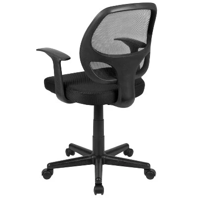 Emma And Oliver Mid-Back Mesh Swivel Ergonomic Task Office Chair - Arms - Image 10