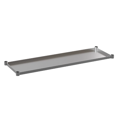 Emma And Oliver Under Shelf For Kitchen Prep And Work Tables - Adjustable Galvanized Lower Shelf For Stainless Steel Tables - Image 11