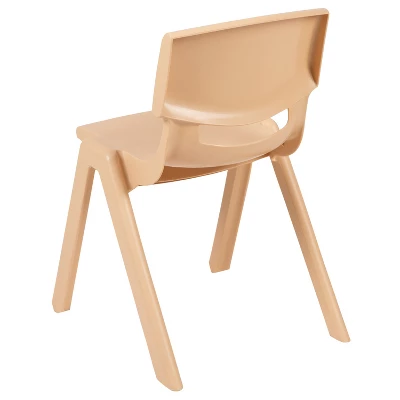 Emma And Oliver 2 Pack Plastic Stack School Chair With 13.25"H Seat, K-2 School Chair - Image 8