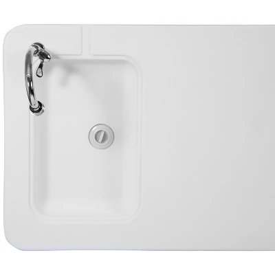 Emma And Oliver 4-Foot Portable Fish Cleaning Table / Outdoor Camping Table And Sink - Image 9