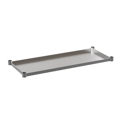 Emma And Oliver Under Shelf For Kitchen Prep And Work Tables - Adjustable Galvanized Lower Shelf For Stainless Steel Tables - Image 9