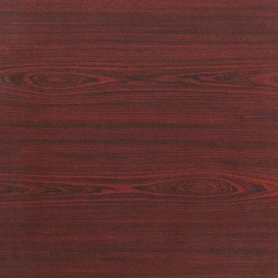 Emma And Oliver 4-Foot Mahogany Melamine Laminate Folding Banquet Table - Image 8