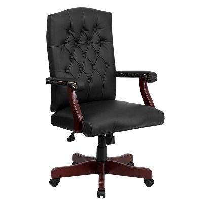 Emma And Oliver Martha Washington Executive Swivel Office Chair With Arms - Image 10