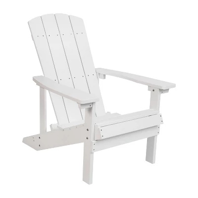 Emma And Oliver All-Weather Adirondack Chair In Faux Wood - Image 17