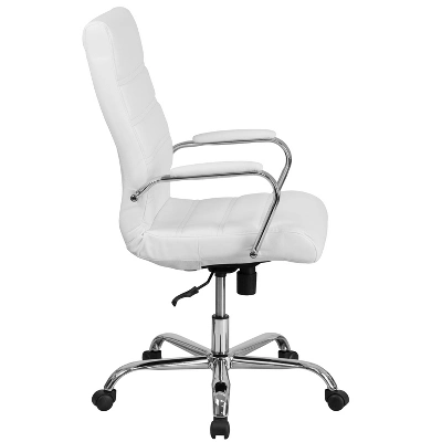 Emma And Oliver High Back Executive Swivel Office Chair With Metal Frame And Arms - Image 7