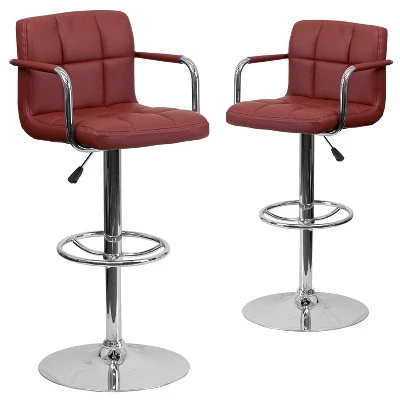 Emma And Oliver Adjustable Bar Stools - Image 17