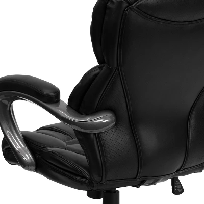 Emma And Oliver High Back Executive Swivel Ergonomic Office Chair With Accent Layered Seat/Back - Image 5