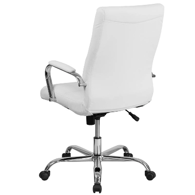 Emma And Oliver High Back Executive Swivel Office Chair With Metal Frame And Arms - Image 6