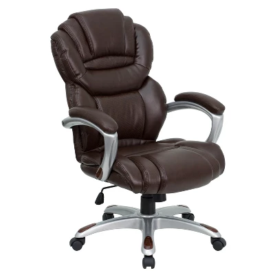 Emma And Oliver High Back Executive Swivel Ergonomic Office Chair With Accent Layered Seat/Back - Image 11