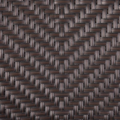 Emma And Oliver Modern All-Weather Patio Dining Chair With Fade And Weather Resistant PE Rattan And Reinforced Steel Frame - Image 2