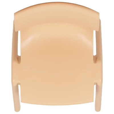 Emma And Oliver 2 Pack Plastic Stack School Chair With 13.25"H Seat, K-2 School Chair - Image 6