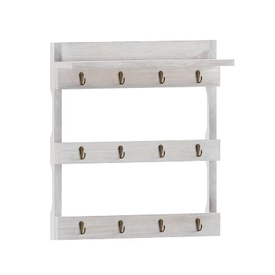 Emma And Oliver Wall Mounted Mug Rack With 12 Coffee Cup Hangers And Built-In Shelf For Coffee, Sugar & More - Image 11
