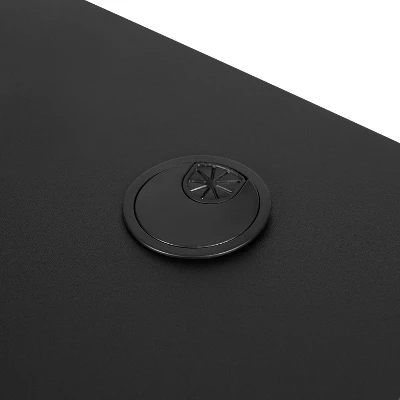 Emma And Oliver Red Professional Gaming Ergonomic Desk, Cup Holder And Headphone Hook - Image 8