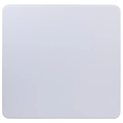 Emma And Oliver 2.81-Foot Square Granite White Plastic Folding Table - Card Table/Game Table - Image 5