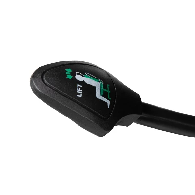 Emma And Oliver Mid-Back Transparent Mesh Drafting Chair With Flip-Up Arms - Image 6