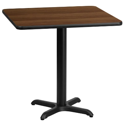 Emma And Oliver 30" Square Laminate Table Top With 22"x22" Table Height Base - Image 2