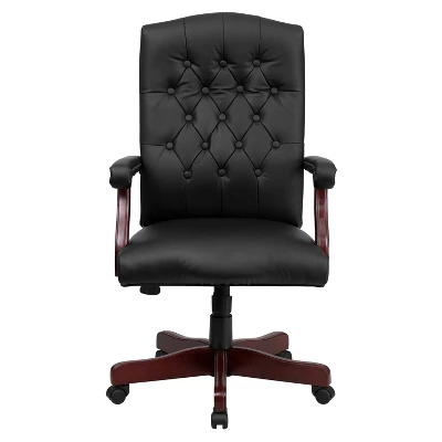 Emma And Oliver Martha Washington Executive Swivel Office Chair With Arms - Image 8