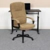 Emma And Oliver High Back Fabric Executive Swivel Office Chair With Arms