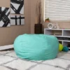 Emma And Oliver Oversized Solid Mint Green Refillable Bean Bag Chair For All Ages