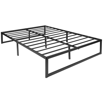 Emma And Oliver 14" Full Platform Bed Frame & 12" Mattress In A Box - No Box Spring Required - Image 2