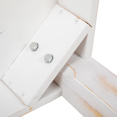 Emma And Oliver 46" X 30" Rectangular Antique Rustic Solid Pine Farm Dining Table - Image 6