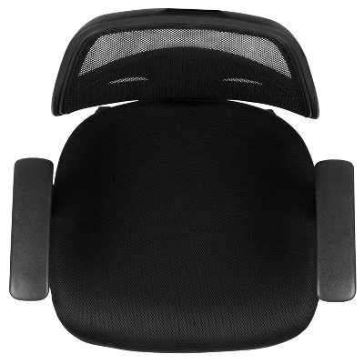 Emma And Oliver Mid-Back Mesh Swivel Ergonomic Task Office Chair - Arms - Image 8