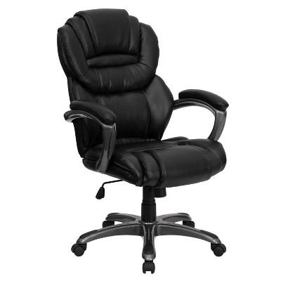 Emma And Oliver High Back Executive Swivel Ergonomic Office Chair With Accent Layered Seat/Back - Image 10